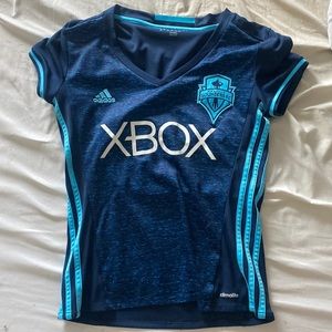 Women’s Pacific Blue Sounders jersey.